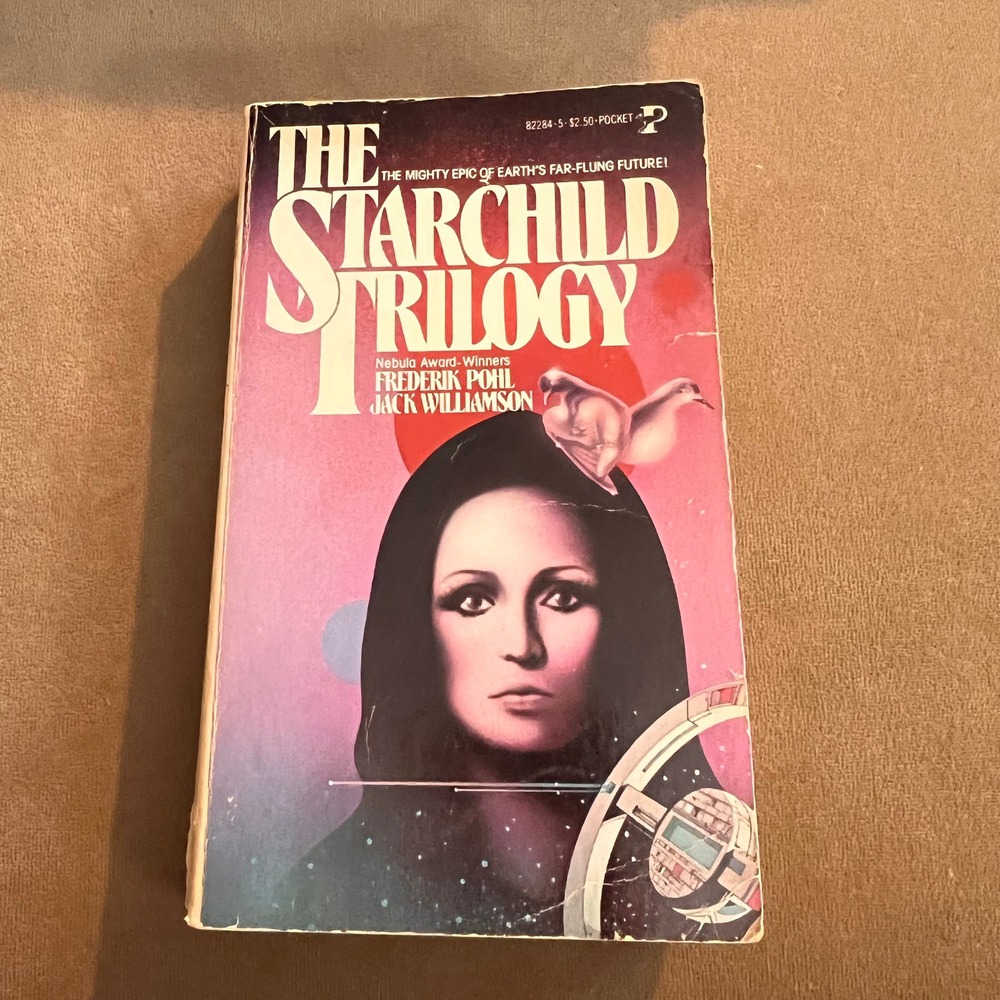 The Starchild Trilogy Frederik Pohl Jack Williamson, 1977 vtg science fiction PB